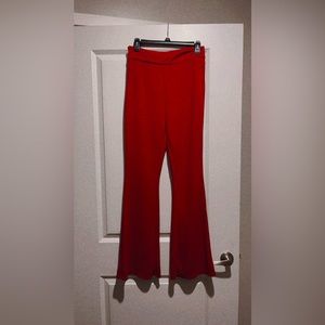 Red dress pants